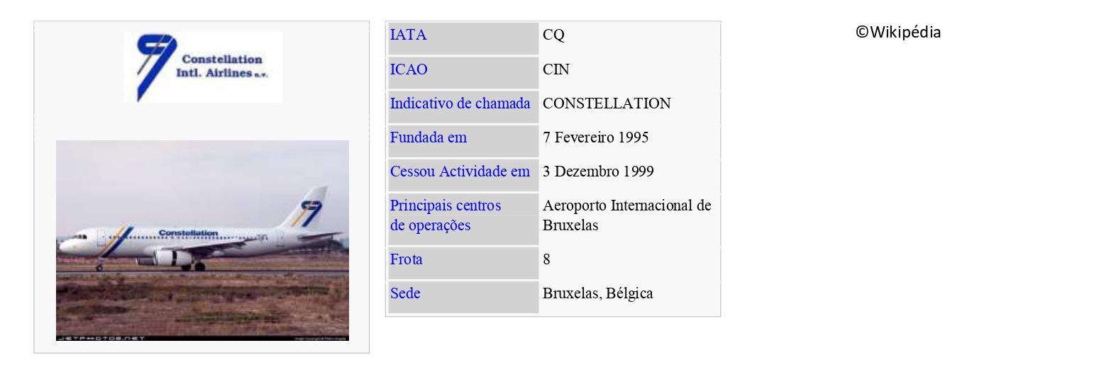 CONSTELLATION INTERNATIONAL AIRLINES